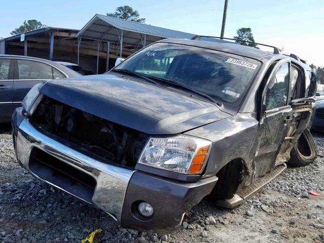 5N1AA08A54N713186 - 2004 NISSAN ARMADA SE BLACK photo 2