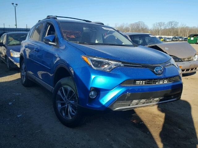 JTMRJREV5GD054684 - 2016 TOYOTA RAV4 HV XL BLUE photo 1