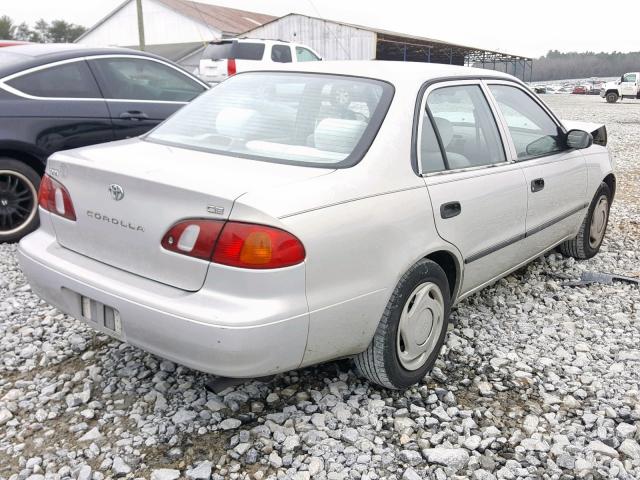 1NXBR12E4XZ250899 - 1999 TOYOTA COROLLA VE SILVER photo 4