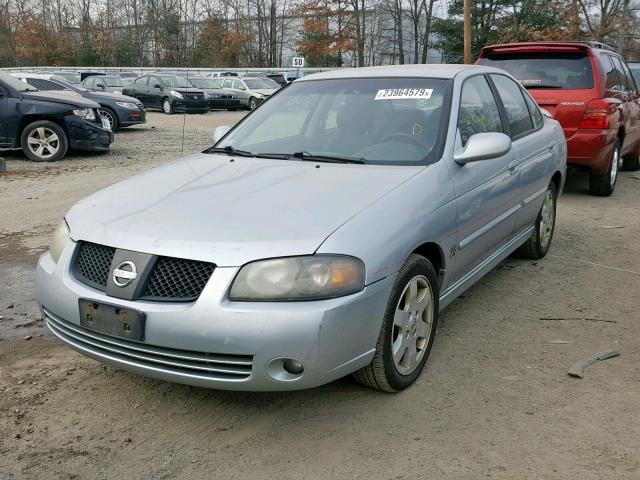 3N1AB51D34L736973 - 2004 NISSAN SENTRA SE- SILVER photo 2