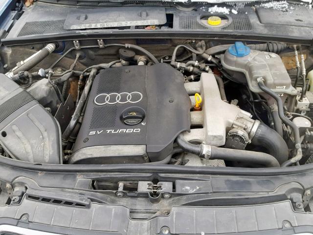 WAUAC48H13K022172 - 2003 AUDI A4 1.8 CAB BLUE photo 7