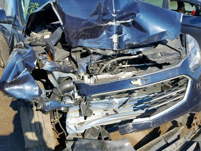 2GNALCEKXH1516851 - 2017 CHEVROLET EQUINOX LT BLUE photo 9