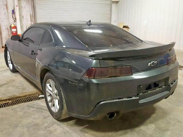 2G1FA1E37E9124319 - 2014 CHEVROLET CAMARO LS GRAY photo 3