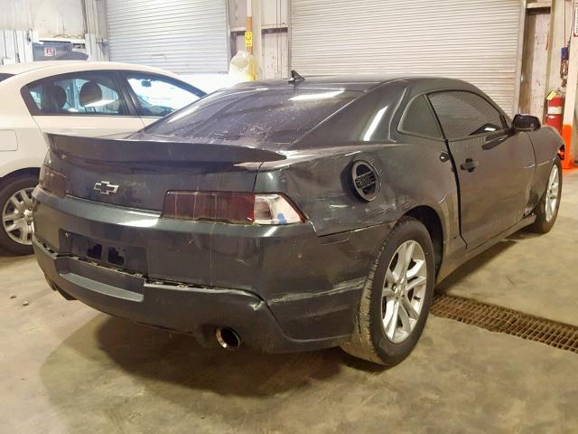 2G1FA1E37E9124319 - 2014 CHEVROLET CAMARO LS GRAY photo 4