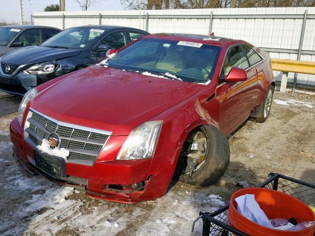 1G6DL1EDXB0126916 - 2011 CADILLAC CTS PERFOR RED photo 2