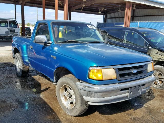 1FTCR10A0VPA99869 - 1997 FORD RANGER GREEN photo 1