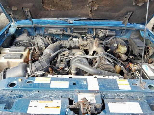 1FTCR10A0VPA99869 - 1997 FORD RANGER GREEN photo 7