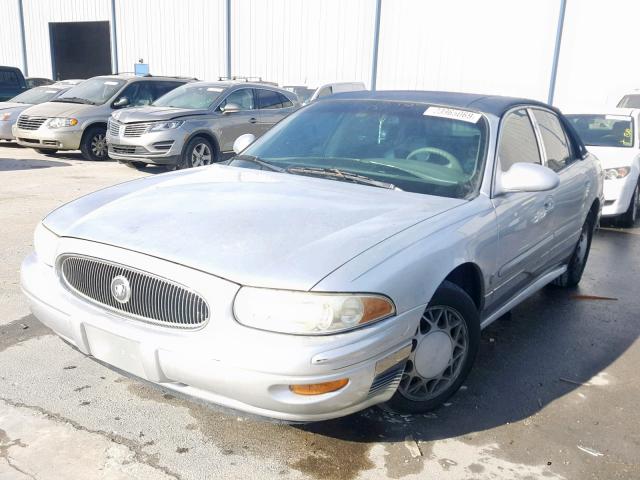 1G4HP54K0YU150343 - 2000 BUICK LESABRE CU GRAY photo 2