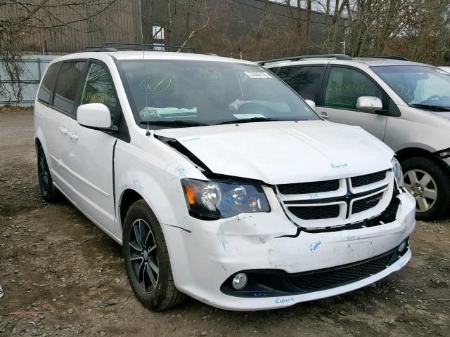 2C4RDGEG9HR863813 - 2017 DODGE GRAND CARA WHITE photo 1