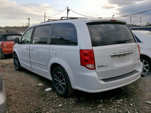 2C4RDGEG9HR863813 - 2017 DODGE GRAND CARA WHITE photo 3