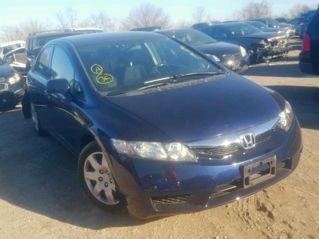19XFA1F63BE006538 - 2011 HONDA CIVIC LX-S Azul foto 1