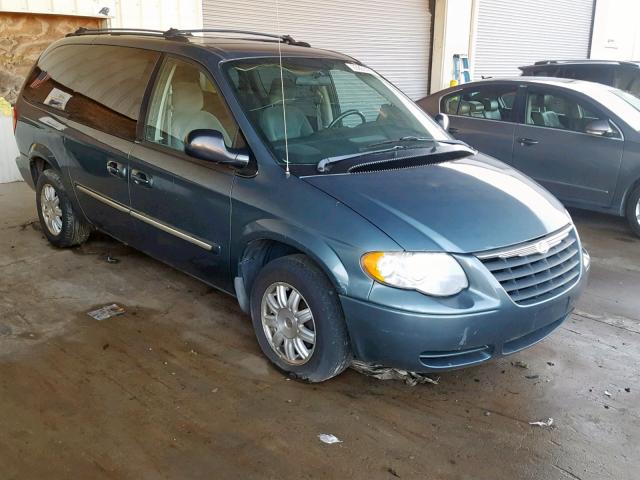 2C4GP54L35R532268 - 2005 CHRYSLER TOWN & COU TEAL photo 1