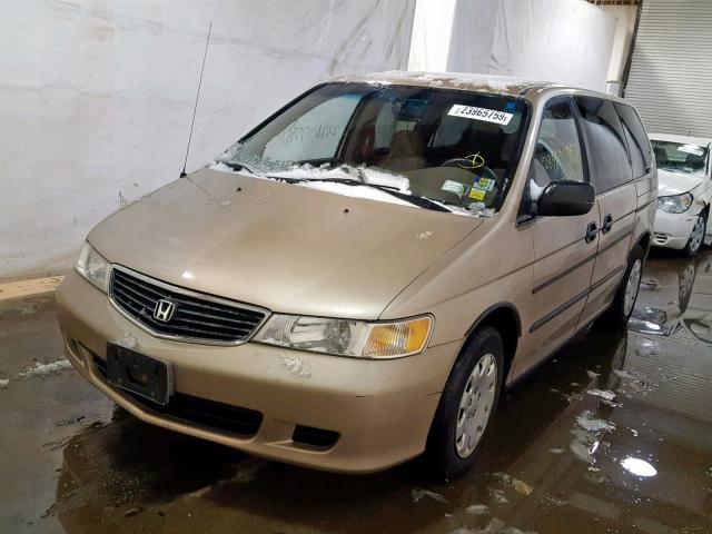 2HKRL1853XH530982 - 1999 HONDA ODYSSEY LX GOLD photo 2