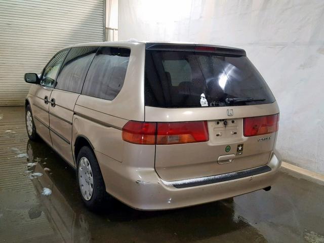 2HKRL1853XH530982 - 1999 HONDA ODYSSEY LX GOLD photo 3