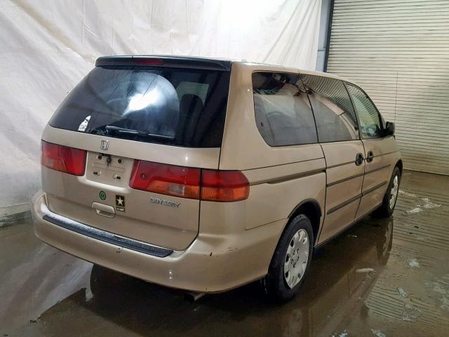 2HKRL1853XH530982 - 1999 HONDA ODYSSEY LX GOLD photo 4