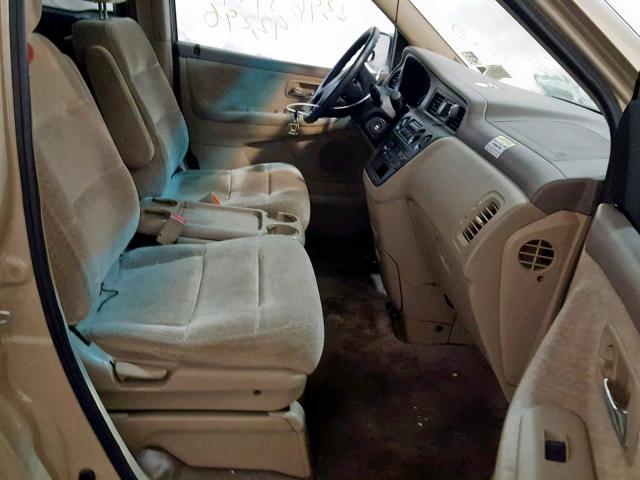 2HKRL1853XH530982 - 1999 HONDA ODYSSEY LX GOLD photo 5