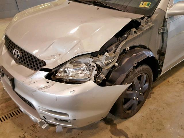 2T1KR32E73C135124 - 2003 TOYOTA COROLLA MA SILVER photo 9