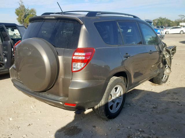 2T3ZF4DV7BW081614 - 2011 TOYOTA RAV4 BROWN photo 4