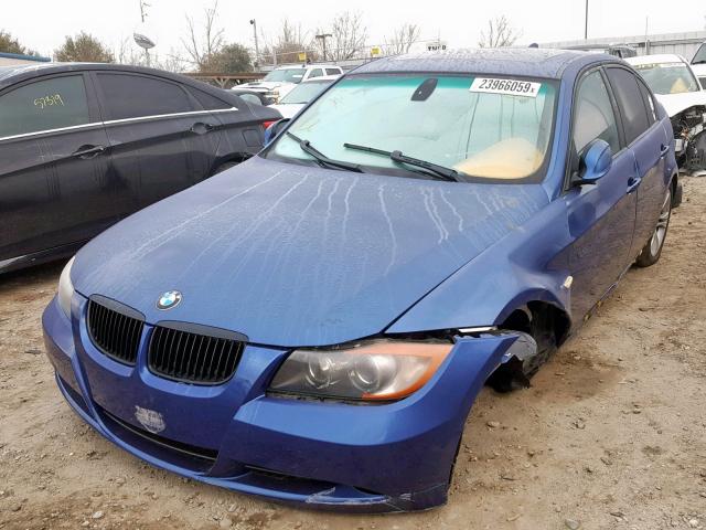 WBAVC53578FZ87882 - 2008 BMW 328 I SULE BLUE photo 2