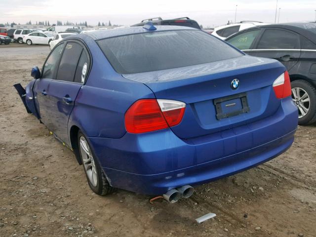 WBAVC53578FZ87882 - 2008 BMW 328 I SULE BLUE photo 3