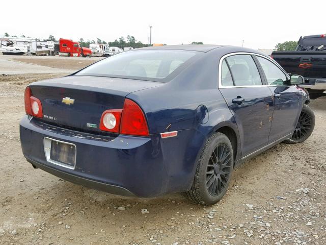 1G1ZC5E05AF258087 - 2010 CHEVROLET MALIBU 1LT ლურჯი ფოტო 4