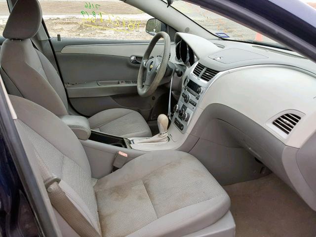 1G1ZC5E05AF258087 - 2010 CHEVROLET MALIBU 1LT ლურჯი ფოტო 5