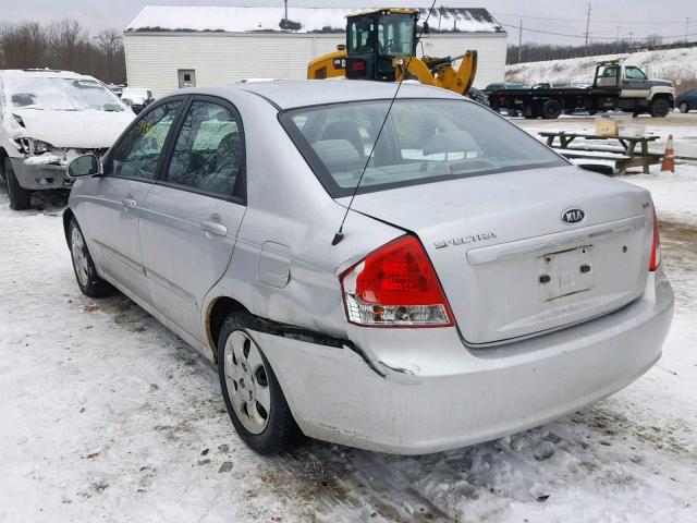 KNAFE222495639775 - 2009 KIA SPECTRA EX SILVER photo 3