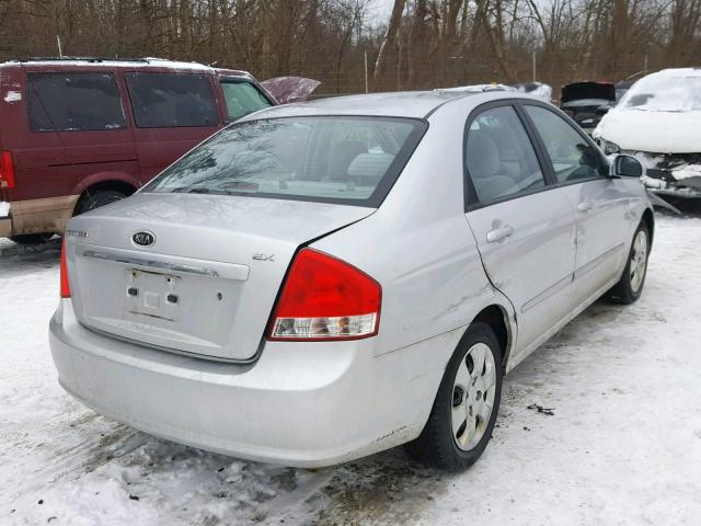 KNAFE222495639775 - 2009 KIA SPECTRA EX SILVER photo 4