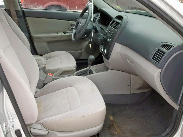 KNAFE222495639775 - 2009 KIA SPECTRA EX SILVER photo 5