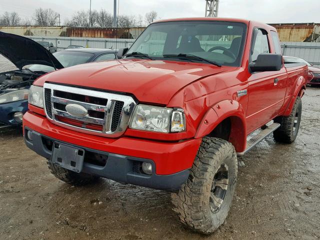 1FTZR45E37PA11259 - 2007 FORD RANGER SUP RED photo 2