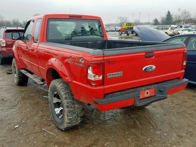 1FTZR45E37PA11259 - 2007 FORD RANGER SUP RED photo 3