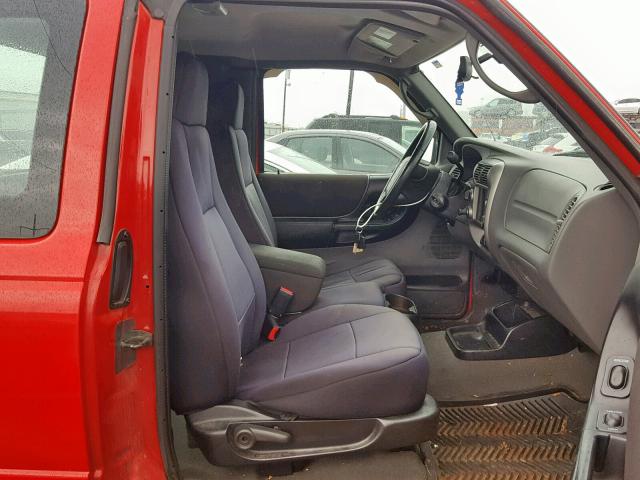 1FTZR45E37PA11259 - 2007 FORD RANGER SUP RED photo 5