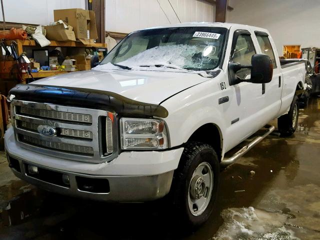 1FTWW31PX7EA46597 - 2007 FORD F350 SRW S WHITE photo 2