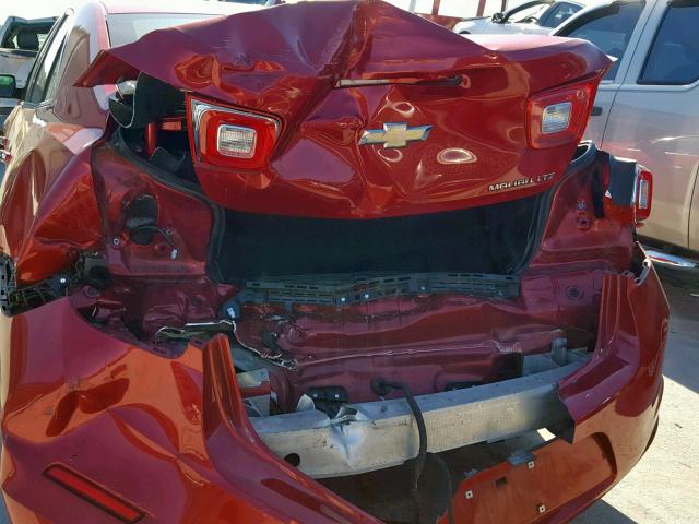 1G11H5SA7DF124486 - 2013 CHEVROLET MALIBU LTZ წითელი ფოტო 9