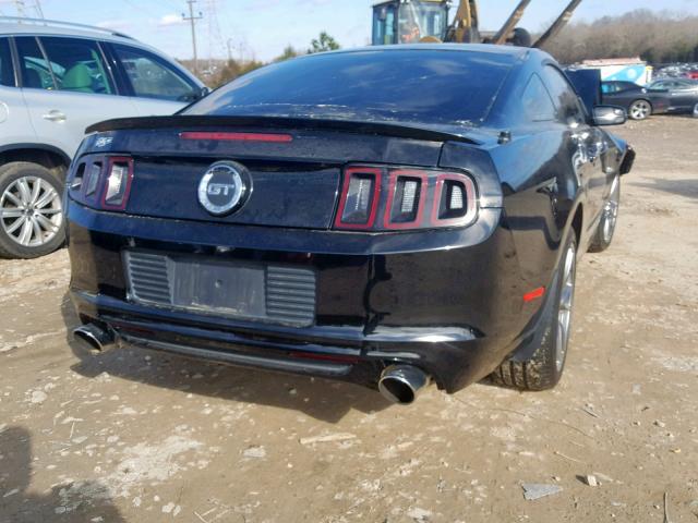 1ZVBP8CF5D5261021 - 2013 FORD MUSTANG GT BLACK photo 4