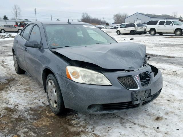 1G2ZF57B784162212 - 2008 PONTIAC G6 VALUE L GRAY photo 1