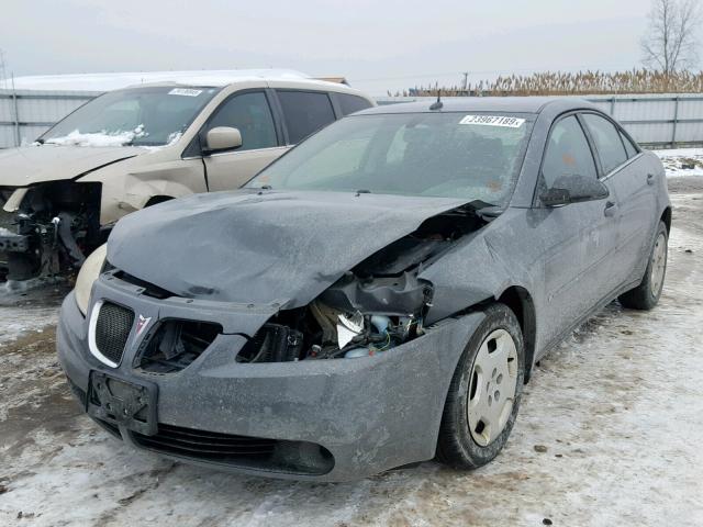 1G2ZF57B784162212 - 2008 PONTIAC G6 VALUE L GRAY photo 2