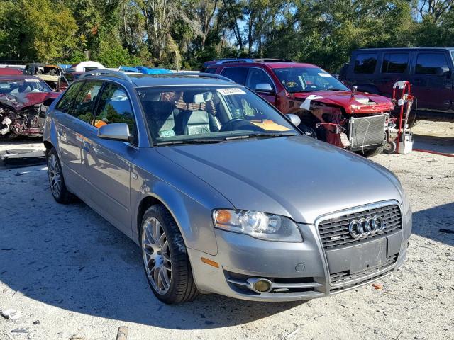 WAUKF78E97A232730 - 2007 AUDI A4 2.0T AV GRAY photo 1