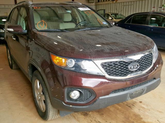 5XYKT3A1XBG149716 - 2011 KIA SORENTO BA MAROON photo 1