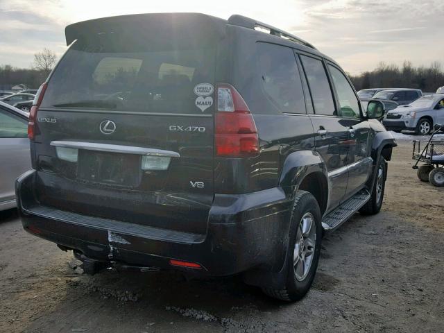 JTJBT20X490178402 - 2009 LEXUS GX 470 BLACK photo 4