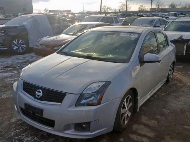 3N1AB6AP3BL724917 - 2011 NISSAN SENTRA 2.0 SILVER photo 2