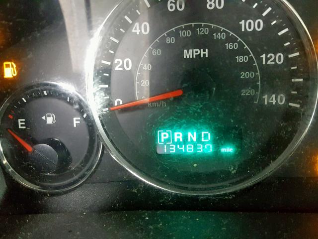 1J8HG48K97C633206 - 2007 JEEP COMMANDER SILVER photo 8