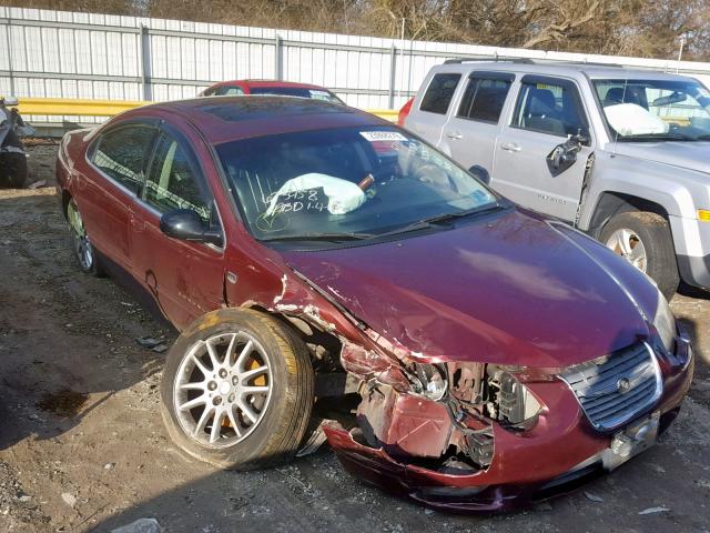 2C3HE66G51H673458 - 2001 CHRYSLER 300M BURGUNDY photo 1