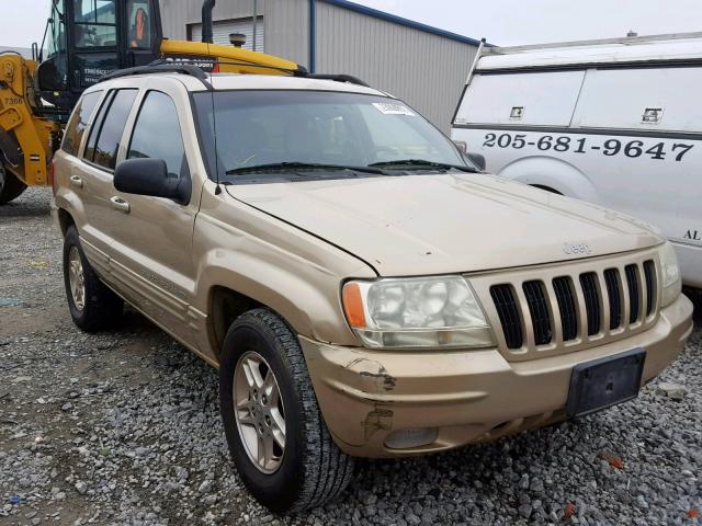 1J4GW68N4XC622913 - 1999 JEEP GRAND CHER TAN photo 1