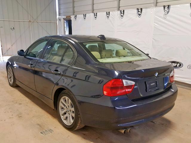 WBAVC53567FZ73891 - 2007 BMW 328 I SULE BLUE photo 3