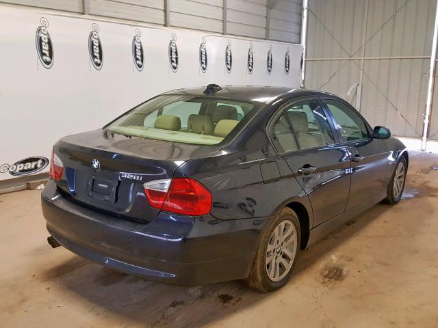 WBAVC53567FZ73891 - 2007 BMW 328 I SULE BLUE photo 4