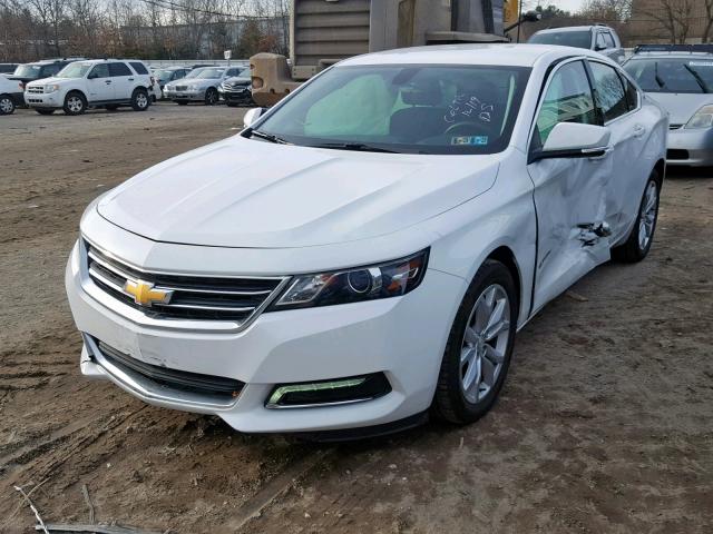 2G1105S30J9172781 - 2018 CHEVROLET IMPALA LT WHITE photo 2