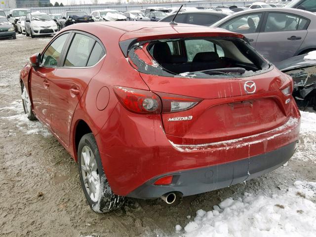 3MZBM1L76FM140617 - 2015 MAZDA 3 TOURING RED photo 3