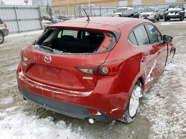 3MZBM1L76FM140617 - 2015 MAZDA 3 TOURING RED photo 4