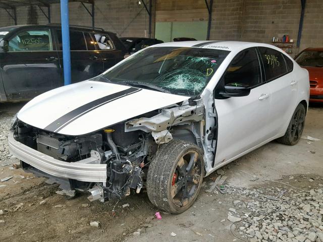 1C3CDFBBXGD607355 - 2016 DODGE DART SXT WHITE photo 2